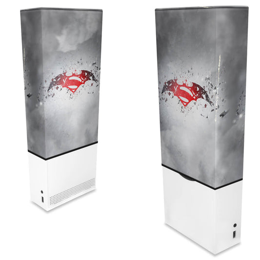 Capa Xbox Series S Anti Poeira Vertical - Batman Vs Superman Logo