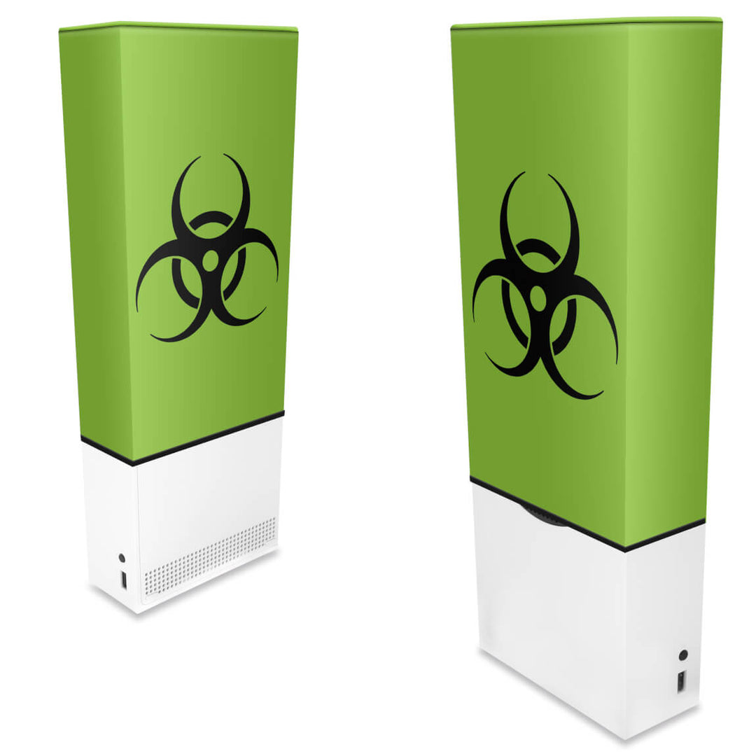 Capa Anti Poeira Xbox Series S Vertical - Biohazard Radioativo