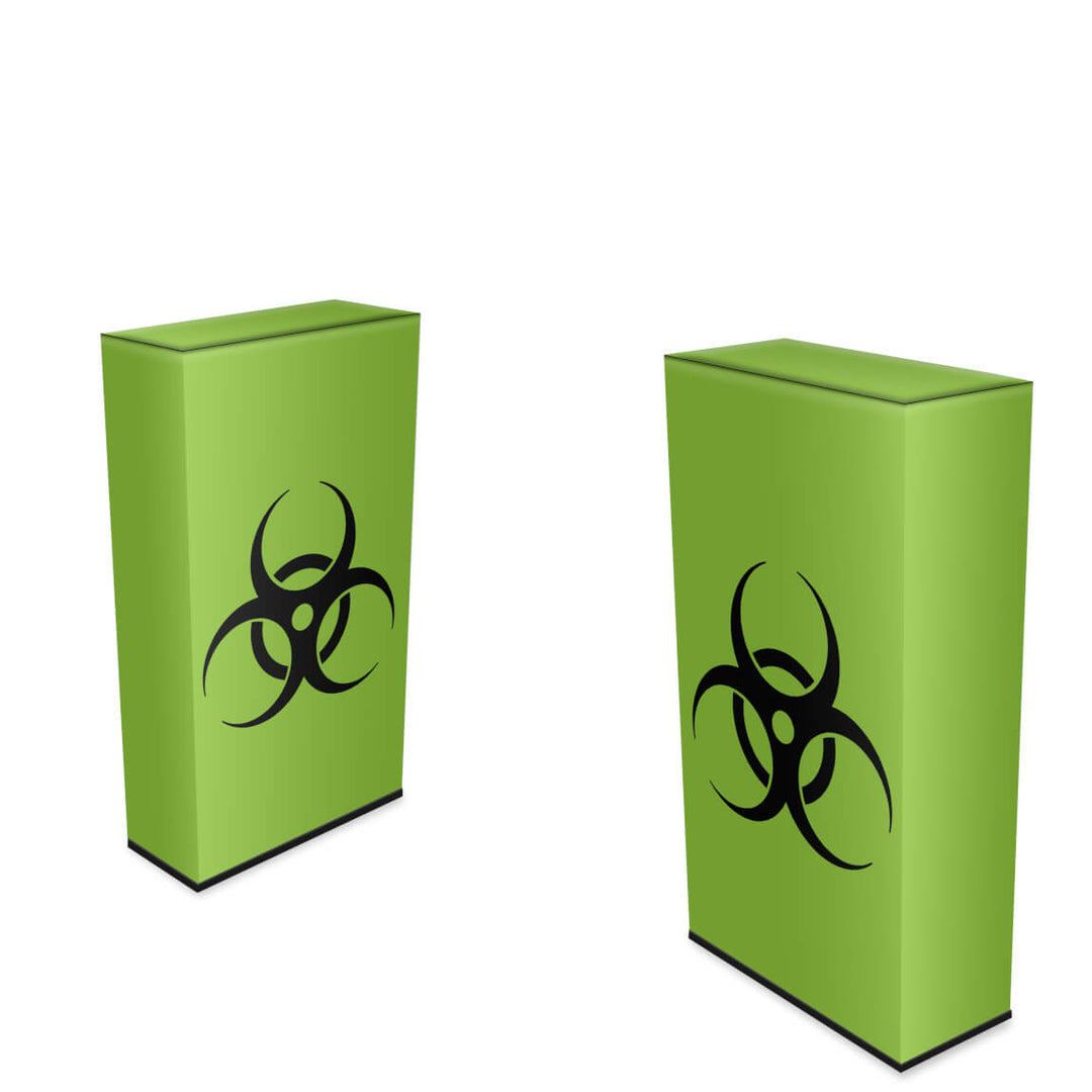 Capa Anti Poeira Xbox Series S Vertical - Biohazard Radioativo - Pop Arte Skins - foto 2