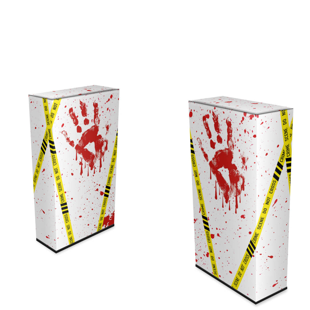 Capa Anti Poeira Xbox Series S Vertical - Cena De Crime Scene - Pop Arte Skins - foto 2