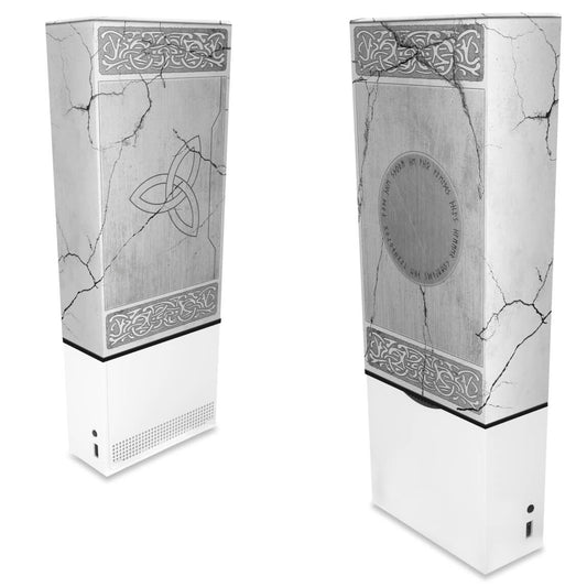 Capa Xbox Series S Anti Poeira Vertical - Mjolnir Thor Amor e Trovão