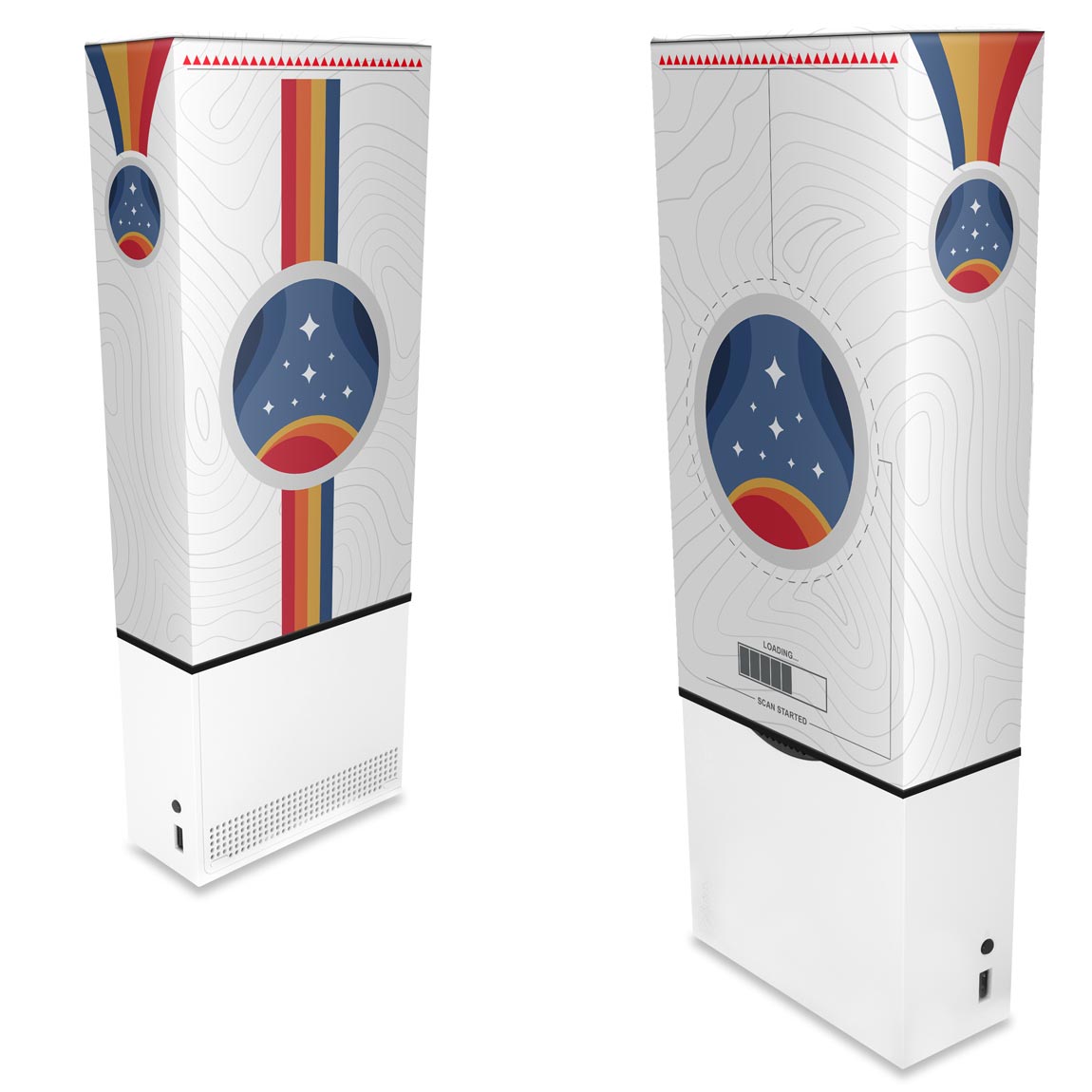 Capa Xbox Series S Anti Poeira Vertical - Starfield Edition
