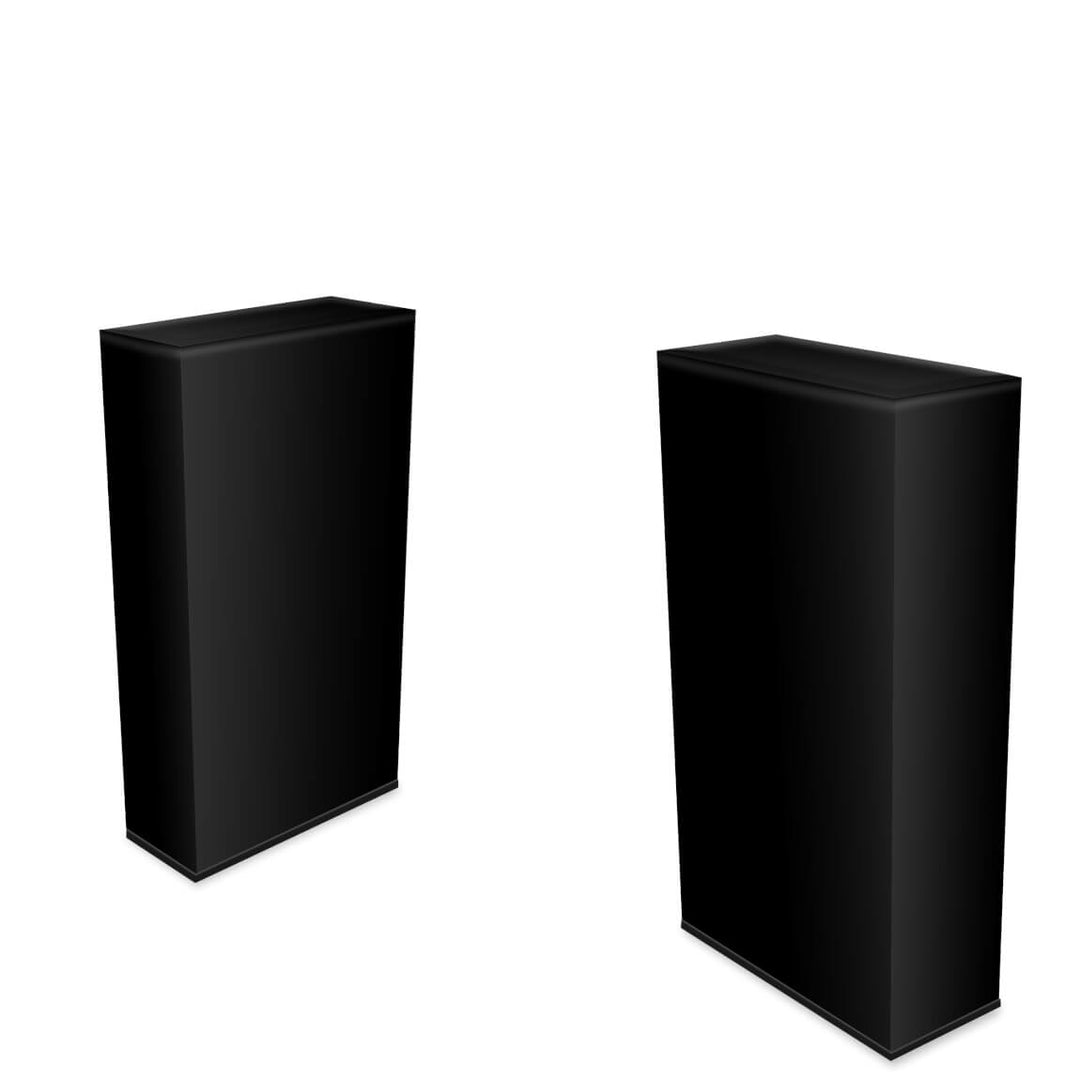 Capa Anti Poeira Xbox Series S Vertical - Preta All Black - Pop Arte Skins - foto 2