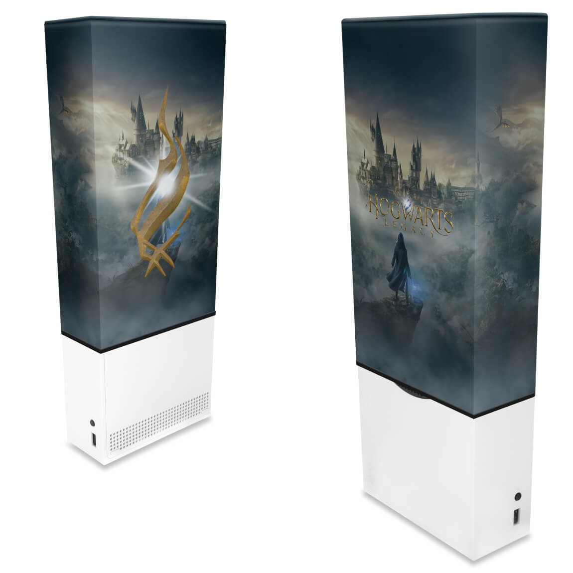Capa Xbox Series S Anti Poeira Vertical - Hogwarts Legacy