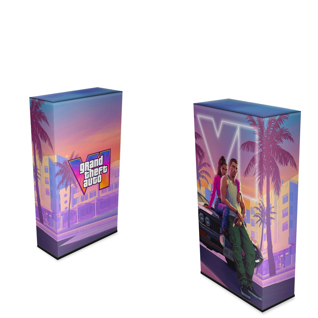 Capa Anti Poeira Xbox Series S Vertical - GTA 6 VI - Pop Arte Skins - foto 2