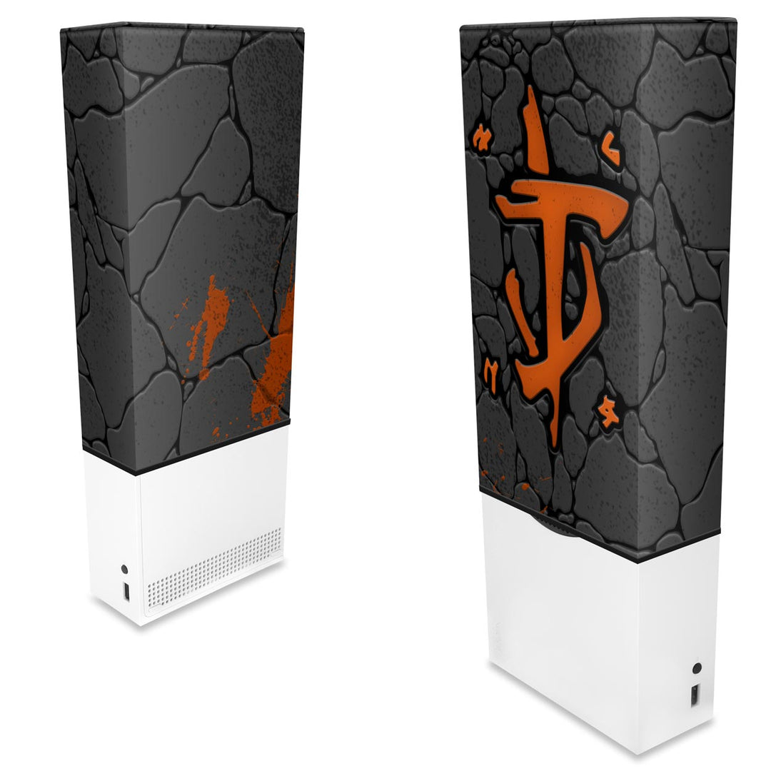 Capa Anti Poeira Xbox Series S Vertical - Doom: The Dark Ages - Pop Arte Skins