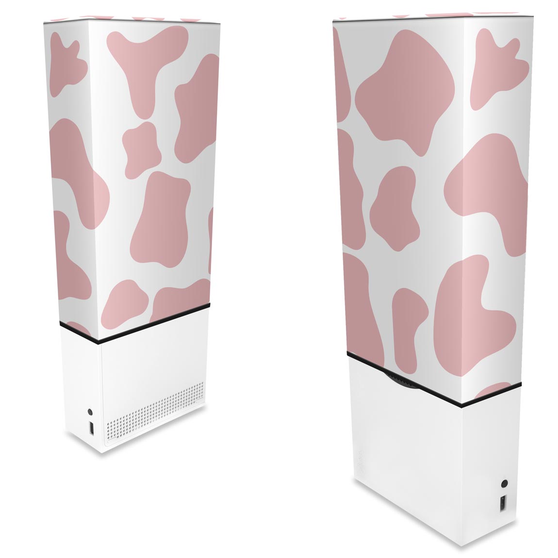 Capa Xbox Series S Anti Poeira Vertical - Vaquinha Rosa