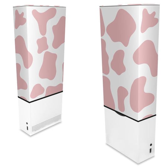Capa Xbox Series S Anti Poeira Vertical - Vaquinha Rosa
