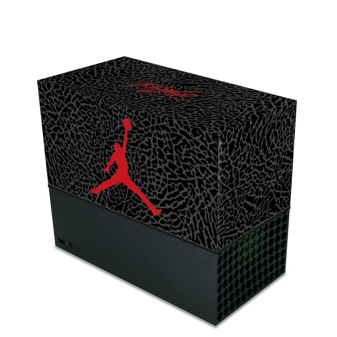 Capa Anti Poeira Xbox Series X Horizontal - Jordan Flight - Pop Arte Skins