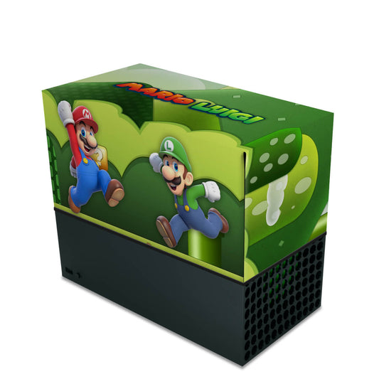 Capa Xbox Series X Anti Poeira Horizontal - Super Mario