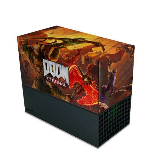 Capa Xbox Series X Anti Poeira Horizontal - Doom Eternal