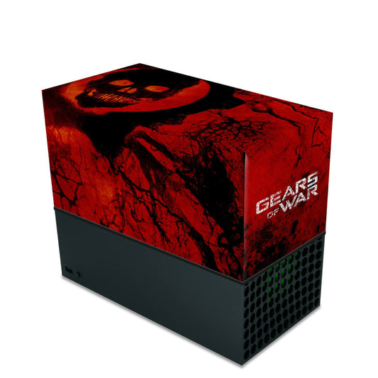Capa Xbox Series X Anti Poeira Horizontal - Gears of War - Skull