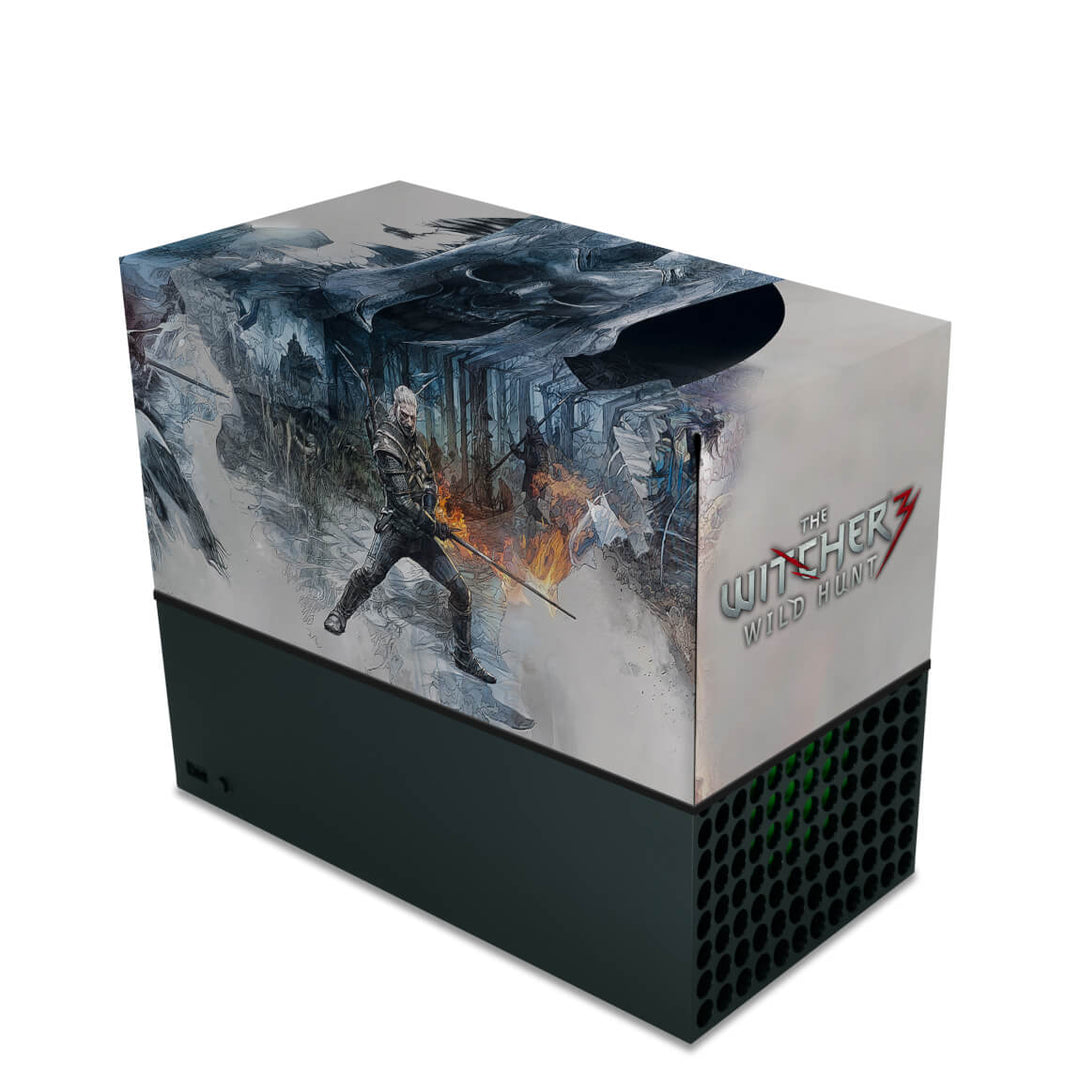 Capa Anti Poeira Xbox Series X Horizontal - The Witcher 3 - Pop Arte Skins