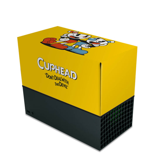 Capa Xbox Series X Anti Poeira Horizontal - Cuphead