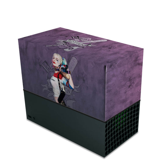Capa Xbox Series X Anti Poeira Horizontal - Arlequina Harley Quinn
