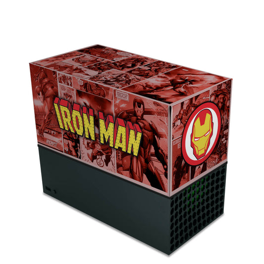 Capa Xbox Series X Anti Poeira Horizontal - Homem De Ferro Comics