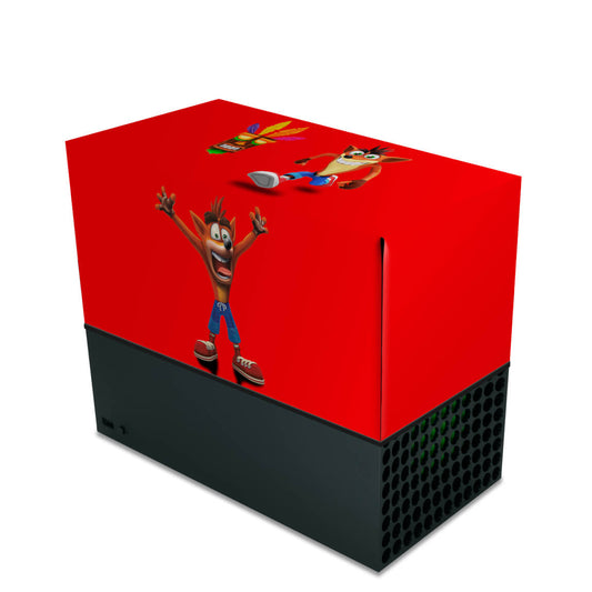 Capa Xbox Series X Anti Poeira Horizontal - Crash Bandicoot