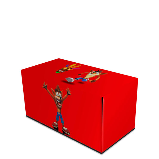 Capa Xbox Series X Anti Poeira Horizontal - Crash Bandicoot