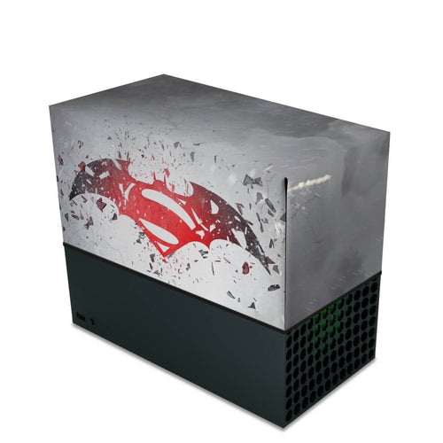 Capa Anti Poeira Xbox Series X Horizontal - Batman Vs Superman Logo