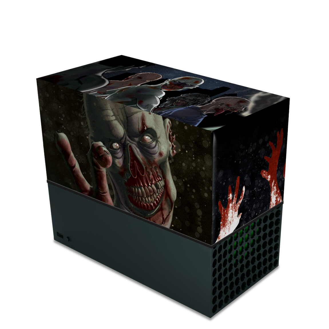 Capa Xbox Series X Anti Poeira Horizontal - Zombie Zumbi The Walking