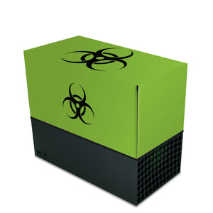 Capa Anti Poeira Xbox Series X Horizontal - Biohazard Radioativo - Pop Arte Skins