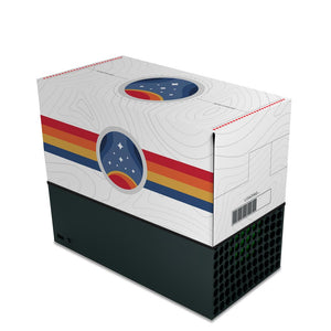 Capa Anti Poeira Xbox Series X Horizontal - Starfield Edition - Pop Arte Skins