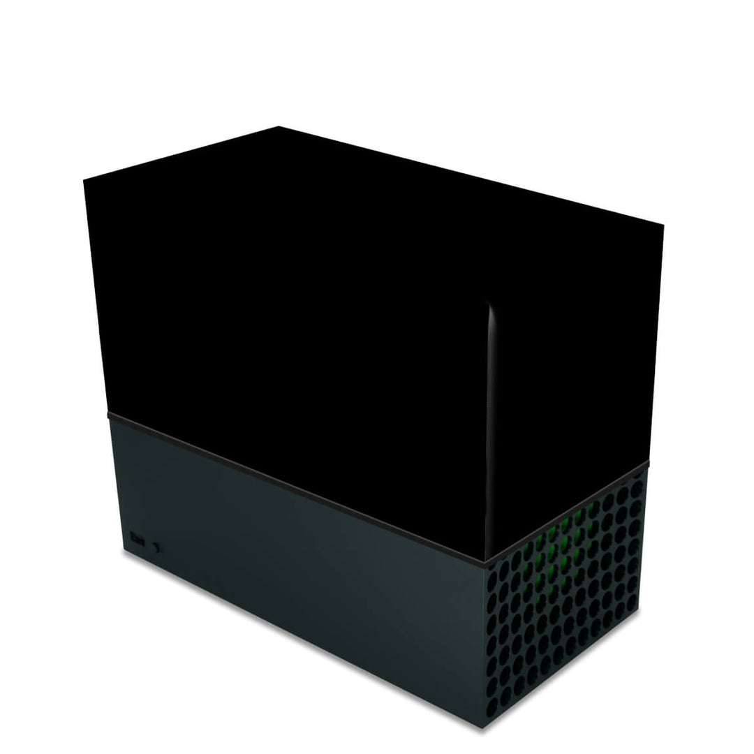Capa Anti Poeira Xbox Series X Horizontal - Preta All Black - Pop Arte Skins