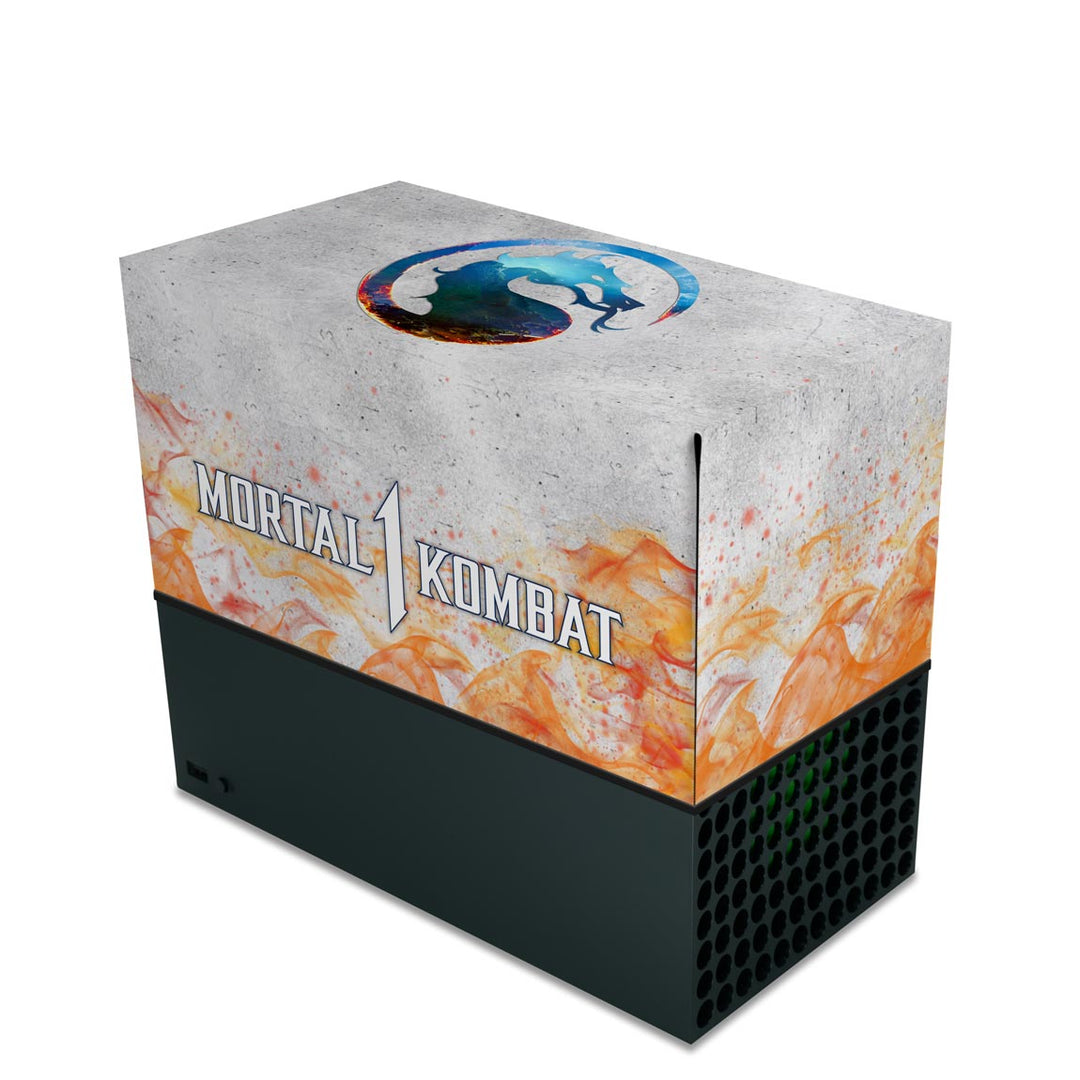 Capa Anti Poeira Xbox Series X Horizontal - Mortal Kombat 1 - Pop Arte Skins