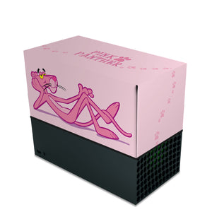 Capa Anti Poeira Xbox Series X Horizontal - Pantera Cor de Rosa - Pop Arte Skins