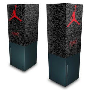 Capa Anti Poeira Xbox Series X Vertical - Jordan Flight - Pop Arte Skins