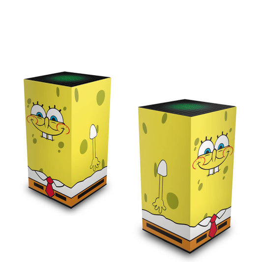 Xbox Series X Capa Anti Poeira Vertical - Bob Esponja