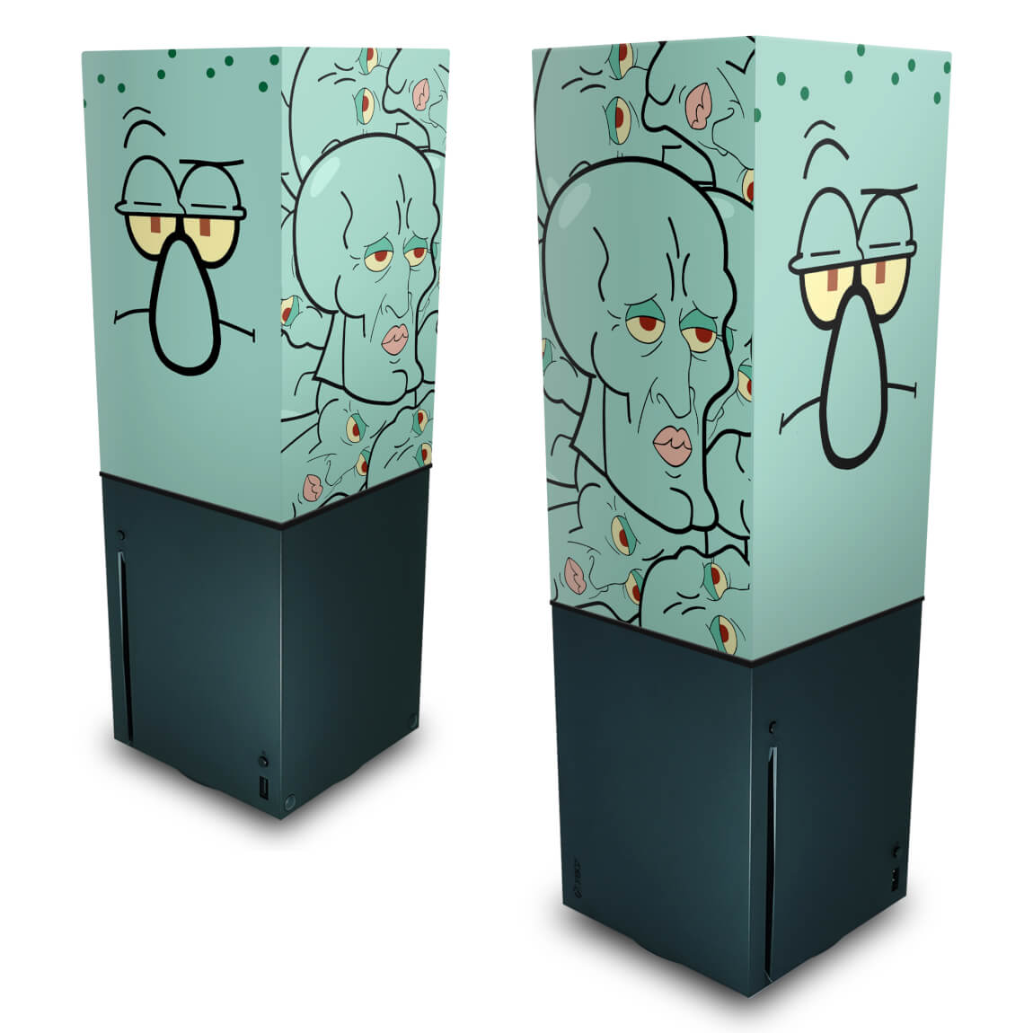 Xbox Series X Capa Anti Poeira Vertical - Lula Molusco Bob Esponja