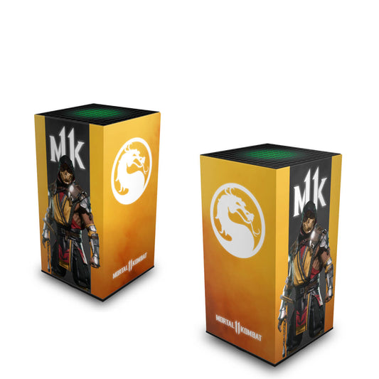 Xbox Series X Capa Anti Poeira Vertical - Mortal Kombat 11