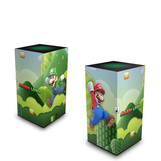 Xbox Series X Capa Anti Poeira Vertical - Super Mario