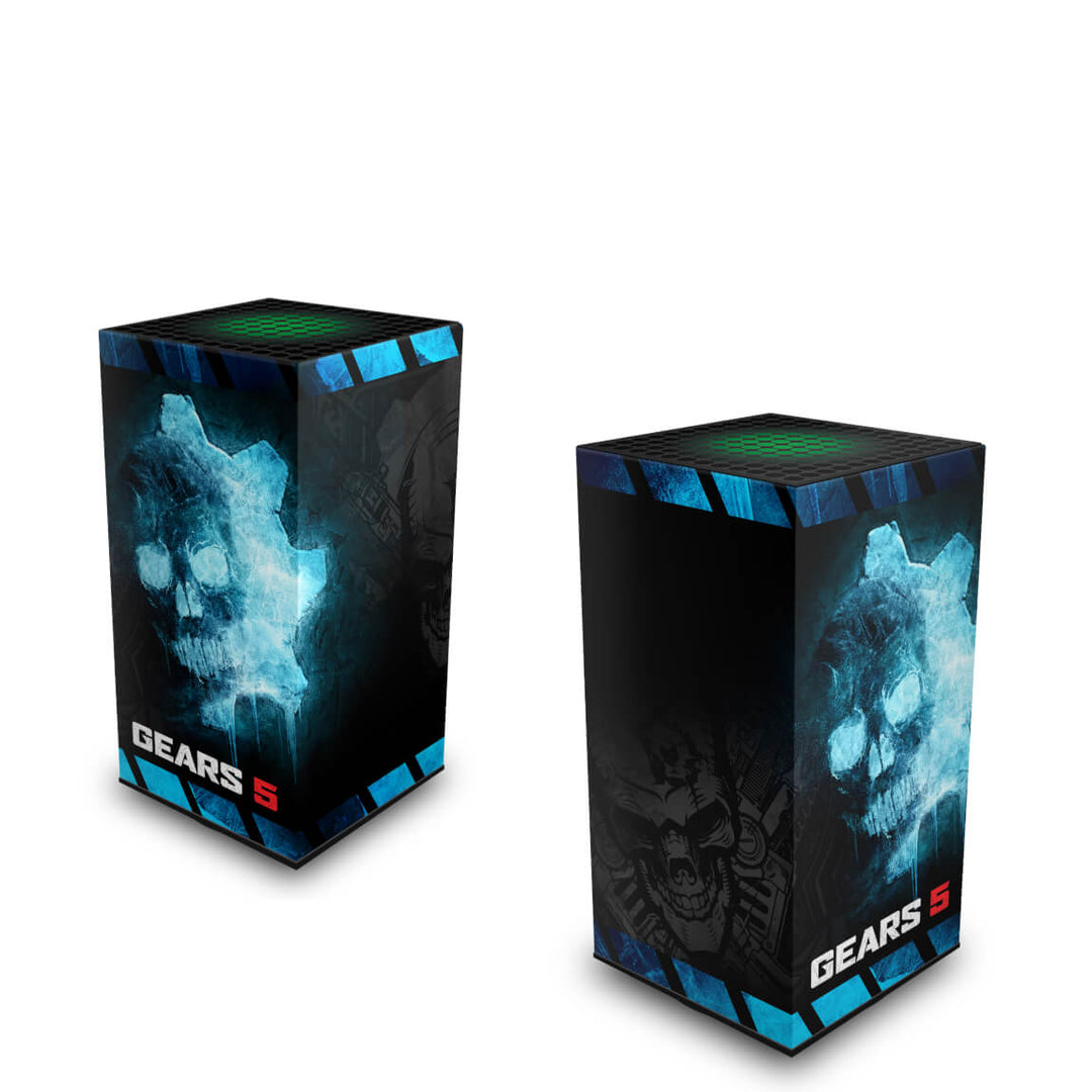 Capa Anti Poeira Xbox Series X Vertical - Gears 5 - Pop Arte Skins - foto 2
