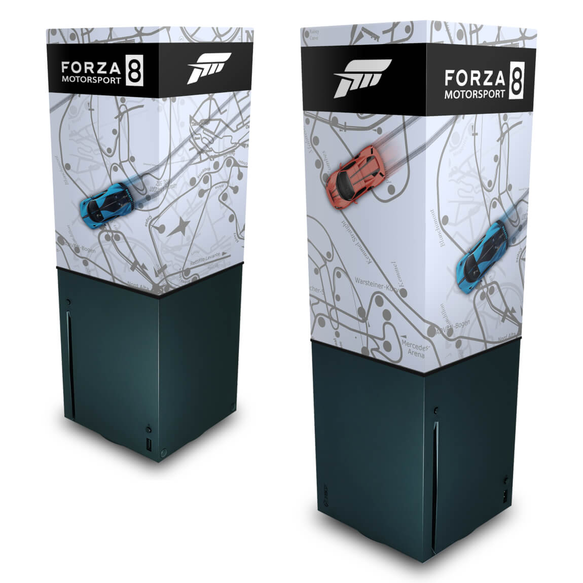 Xbox Series X Capa Anti Poeira Vertical - Forza Motor Sport 8