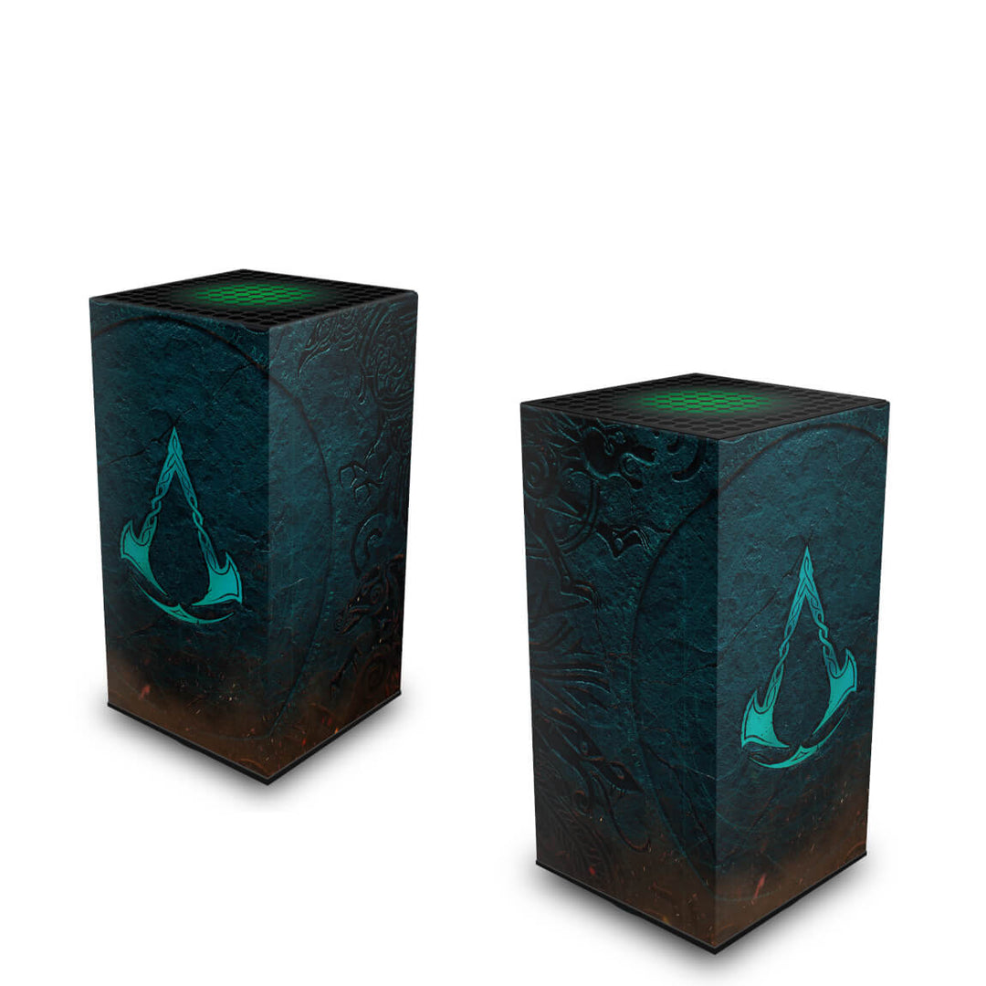 Capa Anti Poeira Xbox Series X Vertical - Assassin's Creed Valhalla - Pop Arte Skins - foto 2