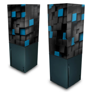 Capa Anti Poeira Xbox Series X Vertical - Cubos - Pop Arte Skins