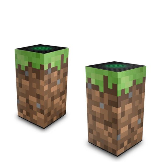 Xbox Series X Capa Anti Poeira Vertical - Minecraft