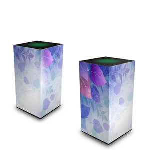 Capa Anti Poeira Xbox Series X Vertical - Folhas Lilás - Pop Arte Skins - foto 2