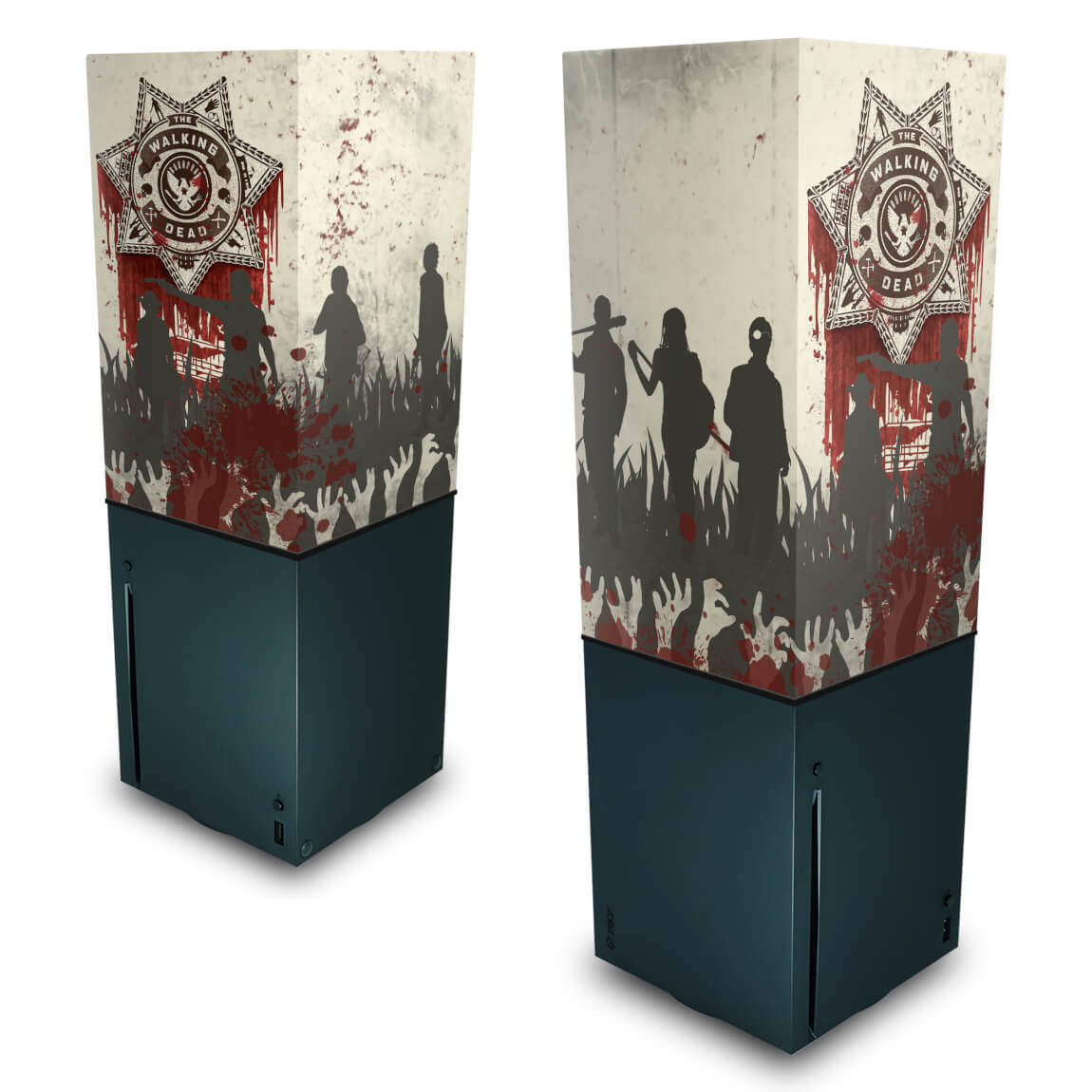 Xbox Series X Capa Anti Poeira Vertical - The Walking Dead