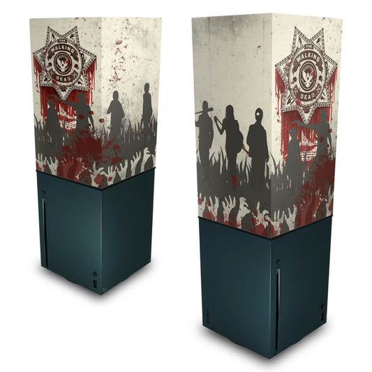 Xbox Series X Capa Anti Poeira Vertical - The Walking Dead