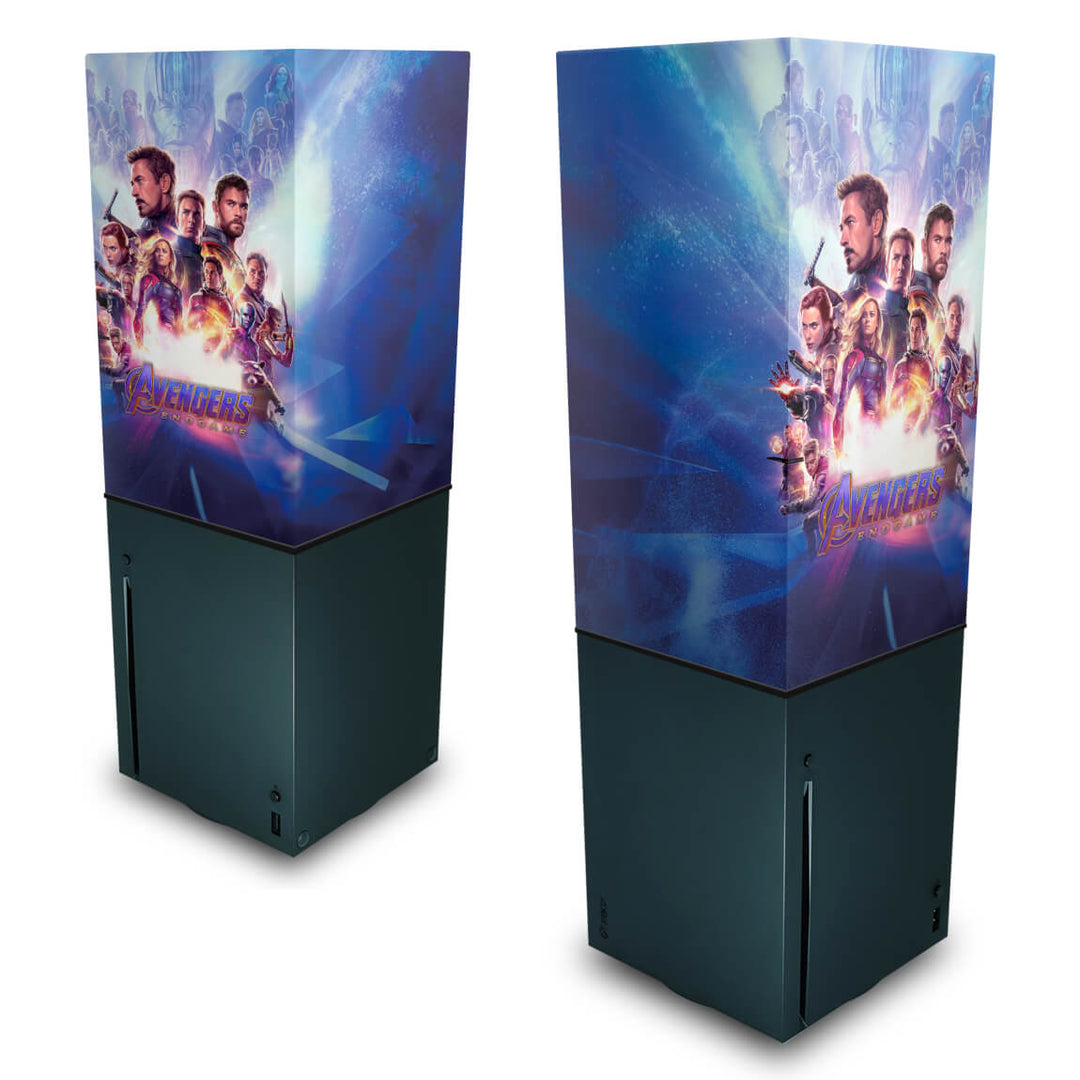 Capa Anti Poeira Xbox Series X Vertical - Vingadores Ultimato Endgame - Pop Arte Skins