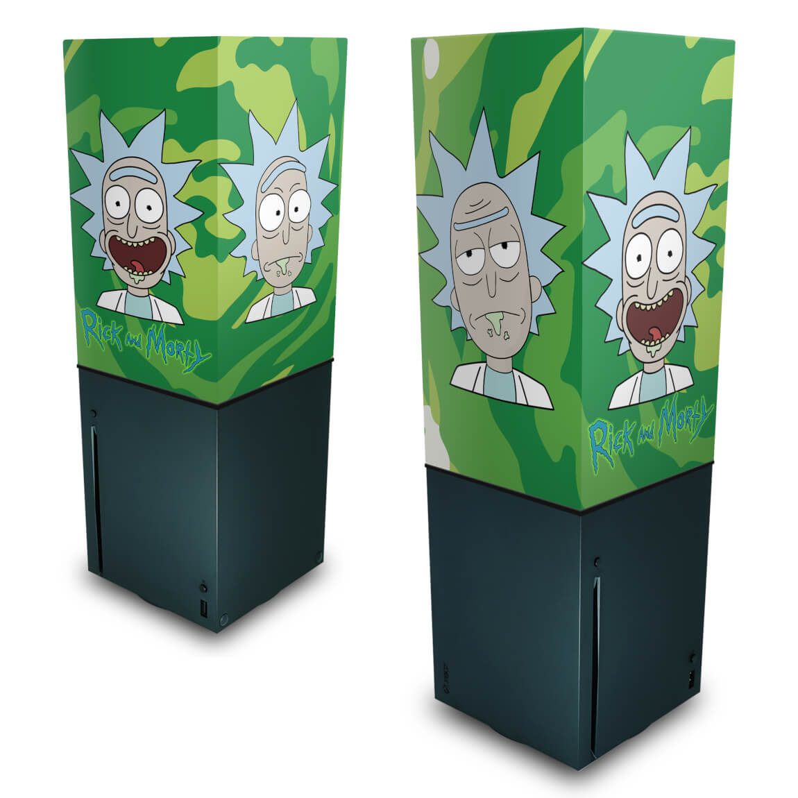 Xbox Series X Capa Anti Poeira Vertical - Rick And Morty