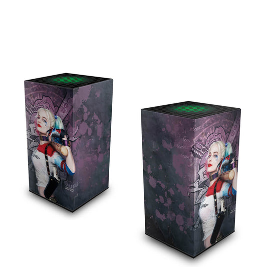Xbox Series X Capa Anti Poeira Vertical - Arlequina Harley Quinn
