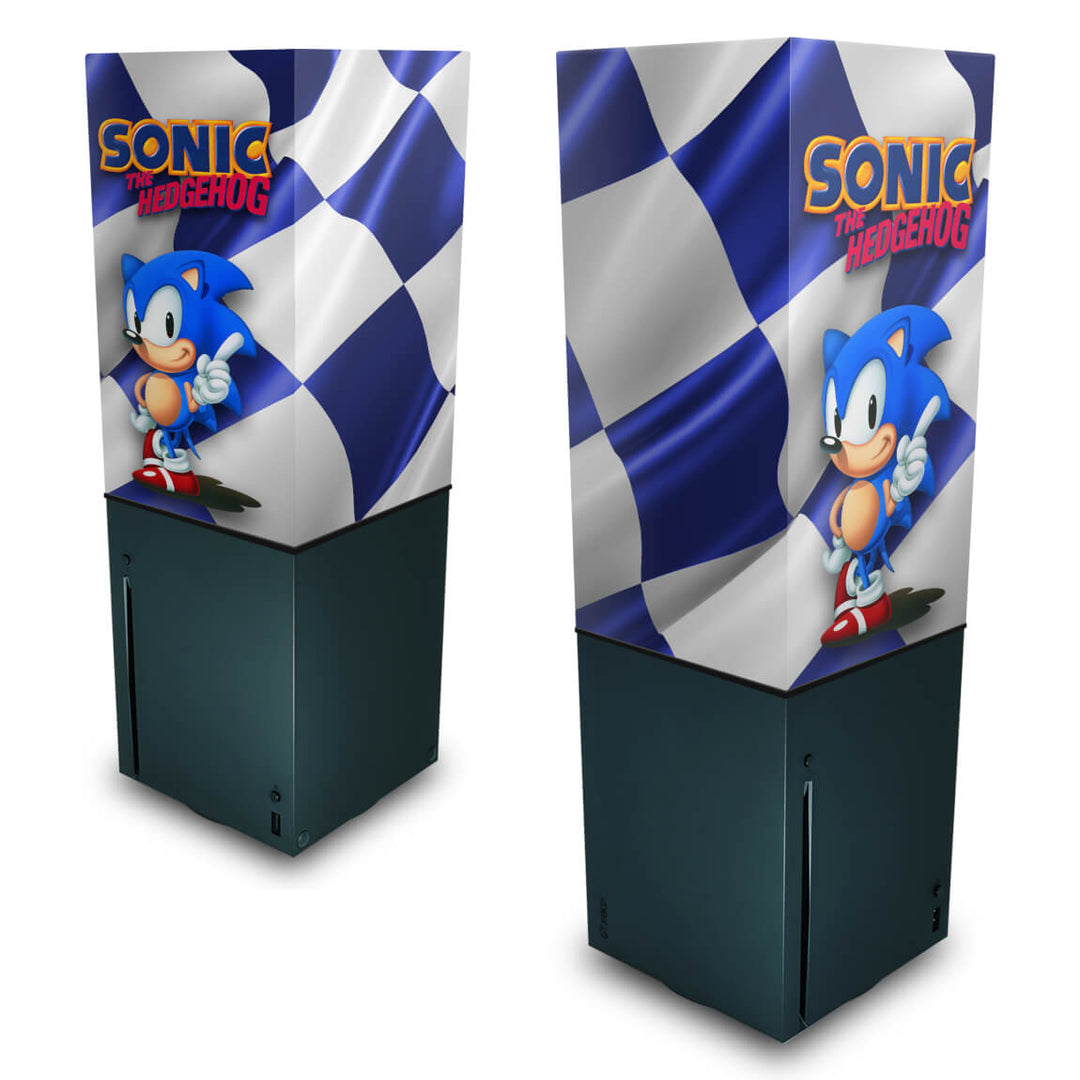 Capa Anti Poeira Xbox Series X Vertical - Sonic - Pop Arte Skins