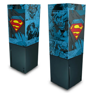 Capa Anti Poeira Xbox Series X Vertical - Superman Comics - Pop Arte Skins