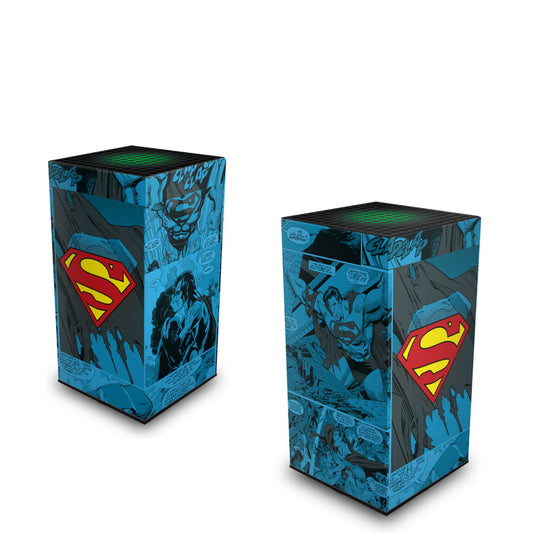 Xbox Series X Capa Anti Poeira Vertical - Superman Comics