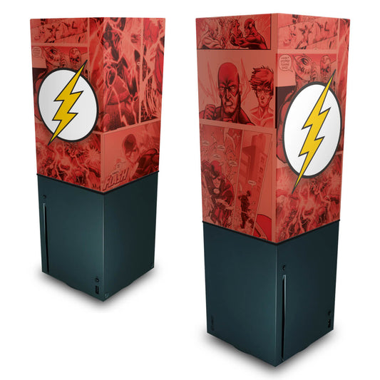 Xbox Series X Capa Anti Poeira Vertical - The Flash Comics