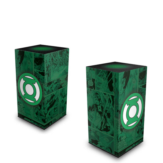 Xbox Series X Capa Anti Poeira Vertical - Lanterna Verde Comics